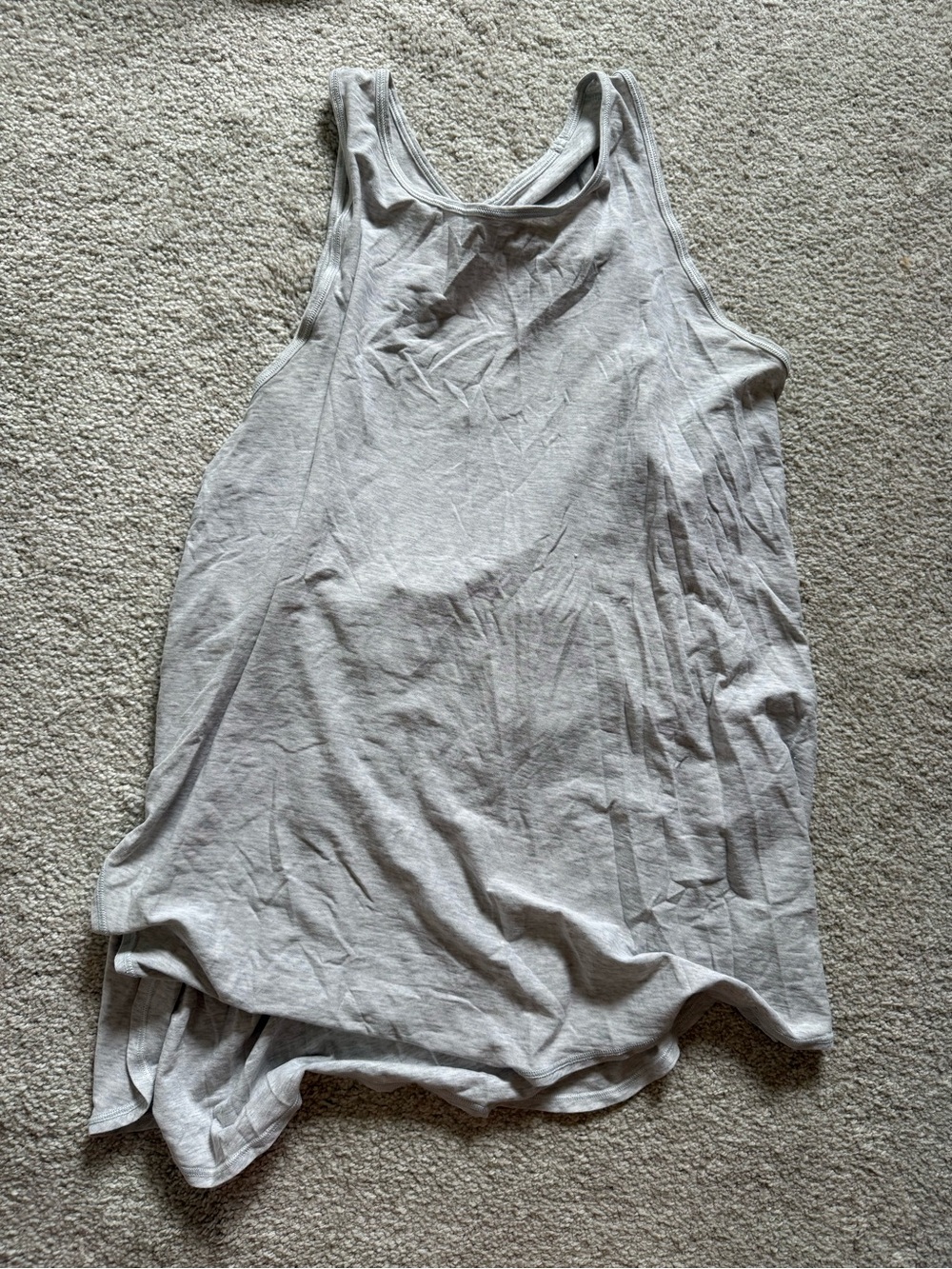 lululemon athletica Light Gray Racerback Tank